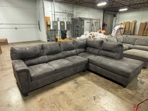 Suede Sectional