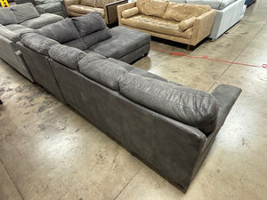 Suede Sectional