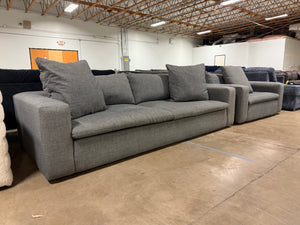 Gray Cloud Sofa & Chair