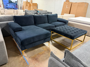 Modern Sectional with Ottoman