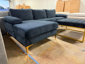 Modern Sectional with Ottoman