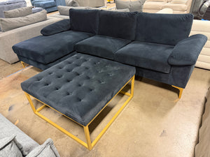 Modern Sectional with Ottoman