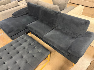 Modern Sectional with Ottoman