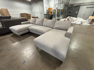 Interior Define U-Shape Sectional Couch with Double Chaise