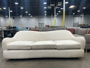 CB2 Bacio Cream Bouclé Sofa