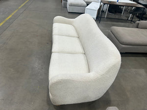 CB2 Bacio Cream Bouclé Sofa