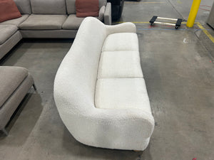 CB2 Bacio Cream Bouclé Sofa
