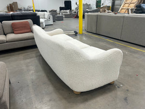 CB2 Bacio Cream Bouclé Sofa