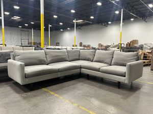 Room & Board Jasper 3-Pc Sectional (Sumner Cement)