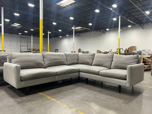 Room & Board Jasper 3-Pc Sectional (Sumner Cement)