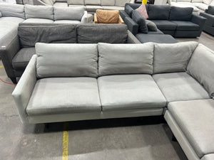 Room & Board Jasper 3-Pc Sectional (Sumner Cement)