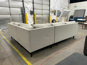 Room & Board Jasper 3-Pc Sectional (Sumner Cement)