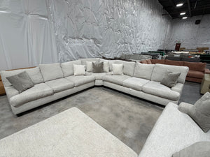 Oversized Sectional with Ottoman and Chair