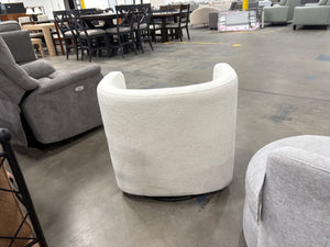 Henredon Wynn Fabric Swivel Accent Chair