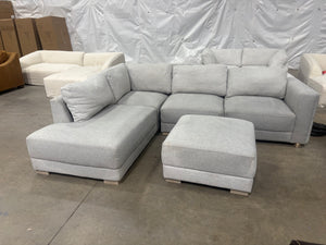 Drayden Fabric Sectional w/ Ottoman