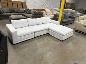 White Cloud Modular 4 Piece Sectional