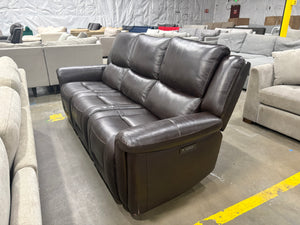 Alba Leather Power Sofa
