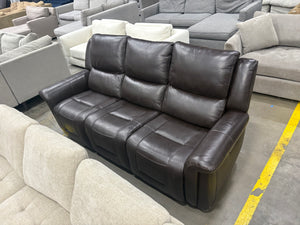 Alba Leather Power Sofa