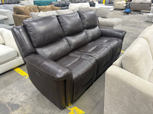 Alba Leather Power Sofa