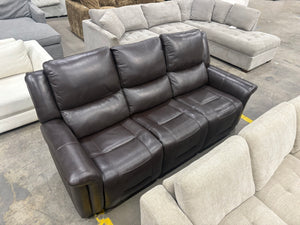 Alba Leather Power Sofa