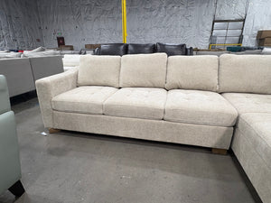 Ellsford L-Shaped Beige Sectional