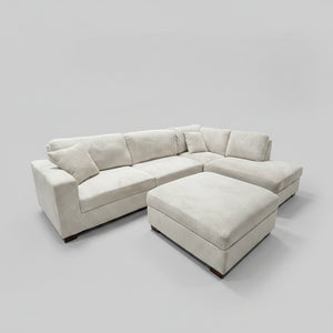 Thomasville Artesia Fabric Sectional (Cream)