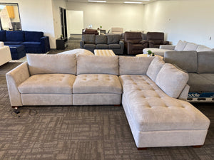 118" Miles Fabric Power Sectional
