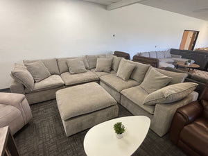Aiden & Ivy Sereen Taupe Modular Cloud Sectional