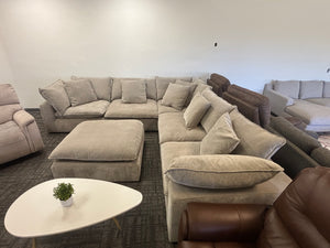 Aiden & Ivy Sereen Taupe Modular Cloud Sectional