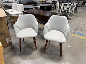 2 Plush MCM Chairs