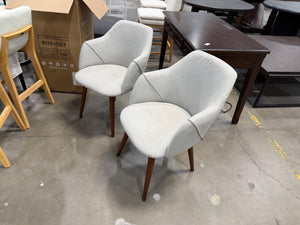 2 Plush MCM Chairs