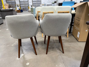 2 Plush MCM Chairs
