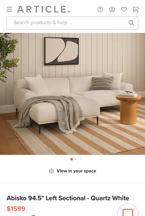 Article Abisko Sectional Sofa