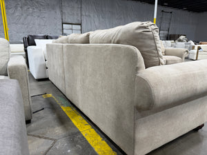 Beige Studded Sectional