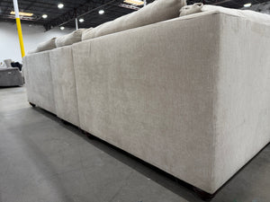 Beige Studded Sectional