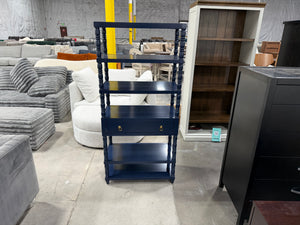 Blue Bookshelf