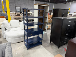 Blue Bookshelf
