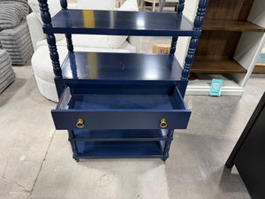 Blue Bookshelf