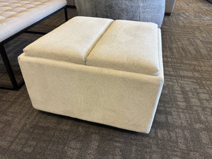 Henredon Sona Fabric Storage Ottoman