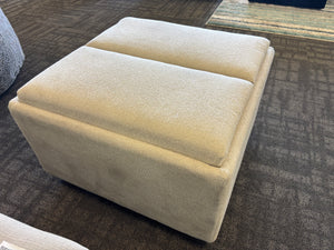 Henredon Sona Fabric Storage Ottoman