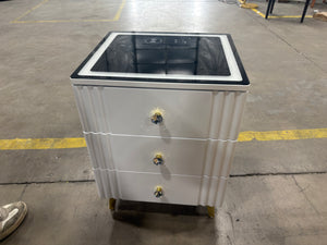 White SMART End Table