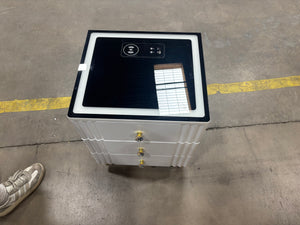 White SMART End Table