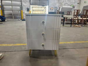 White SMART End Table