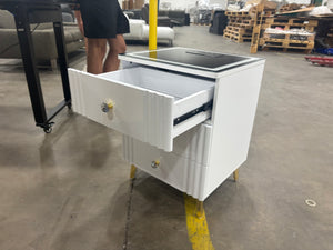 White SMART End Table