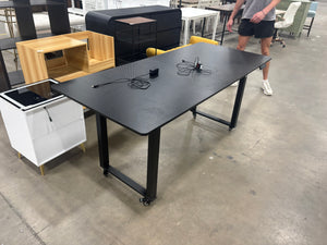 Black Carbon Fiber Standing Desk
