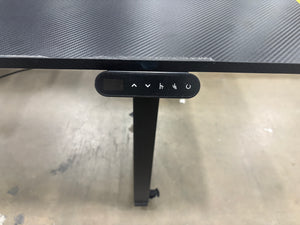 Black Carbon Fiber Standing Desk