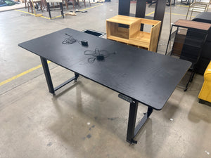 Black Carbon Fiber Standing Desk