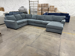 Large Blue Sectional