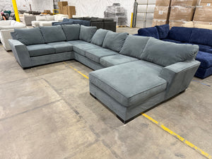 Large Blue Sectional