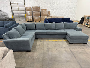 Large Blue Sectional